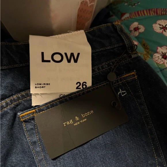 Rag & Bone Dre Low Rise Jean Shorts Size - Picture 6 of 8